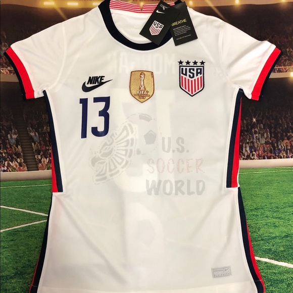Nike Tops 22 Usa Womens Soccer Jersey Alex Morgan 13 Fifa Poshmark